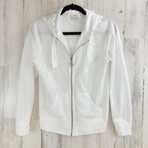 Victoria’s Secret Bride Hoodie Bling Ring Zipper Pull Sz S Vtg